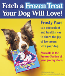 Frosty PawsFrozen Dog Treats